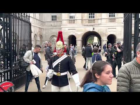 Do Not Sit On The Guard’s Hand🤣😂🤣