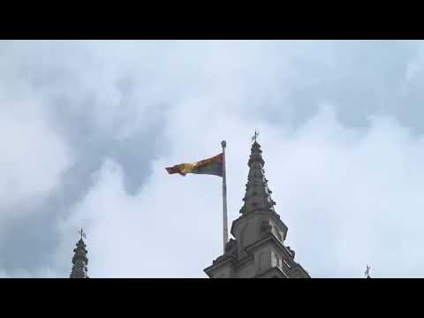 The King and Royal Family Arrives at Westminster Abbey for Coronation Rehearsals