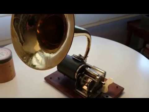 maitresse cherie- paul dalbret-copia cilindro inter en resina – resin Pathé Salon cylinder